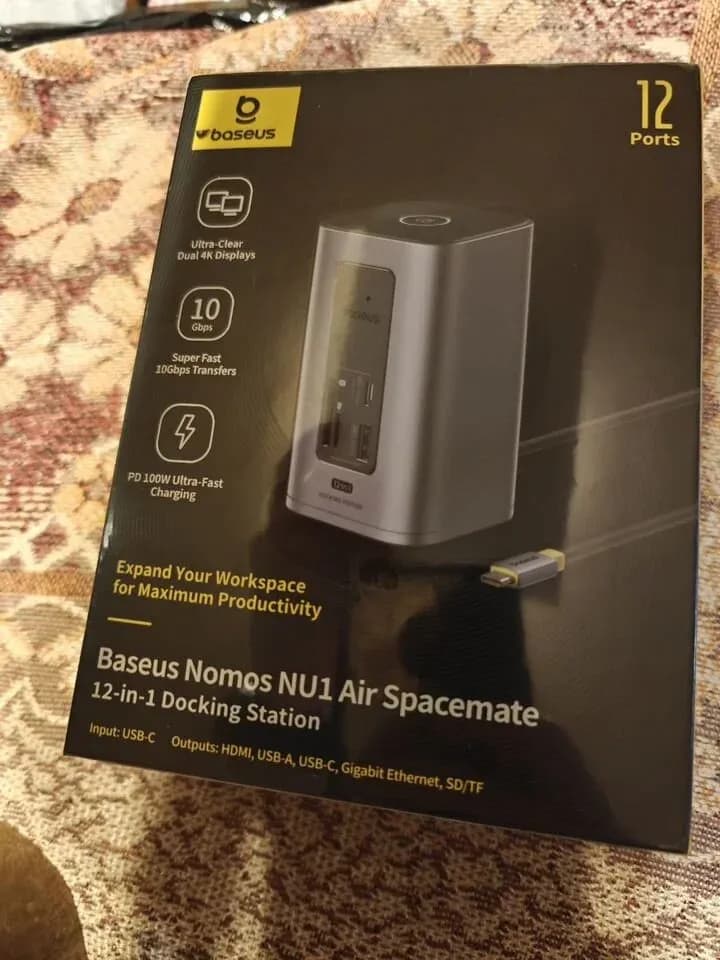 Док-станция Baseus Nomos NU1 Air Spacemate 12-in-1