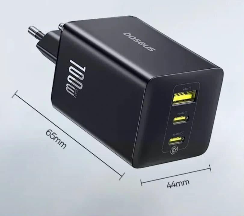 Сетевое зарядное устройство Baseus EnerFill FE11, 100 Вт