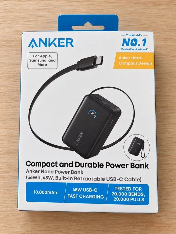 Пауэрбанк Anker Nano A1638, 10000 мА·ч