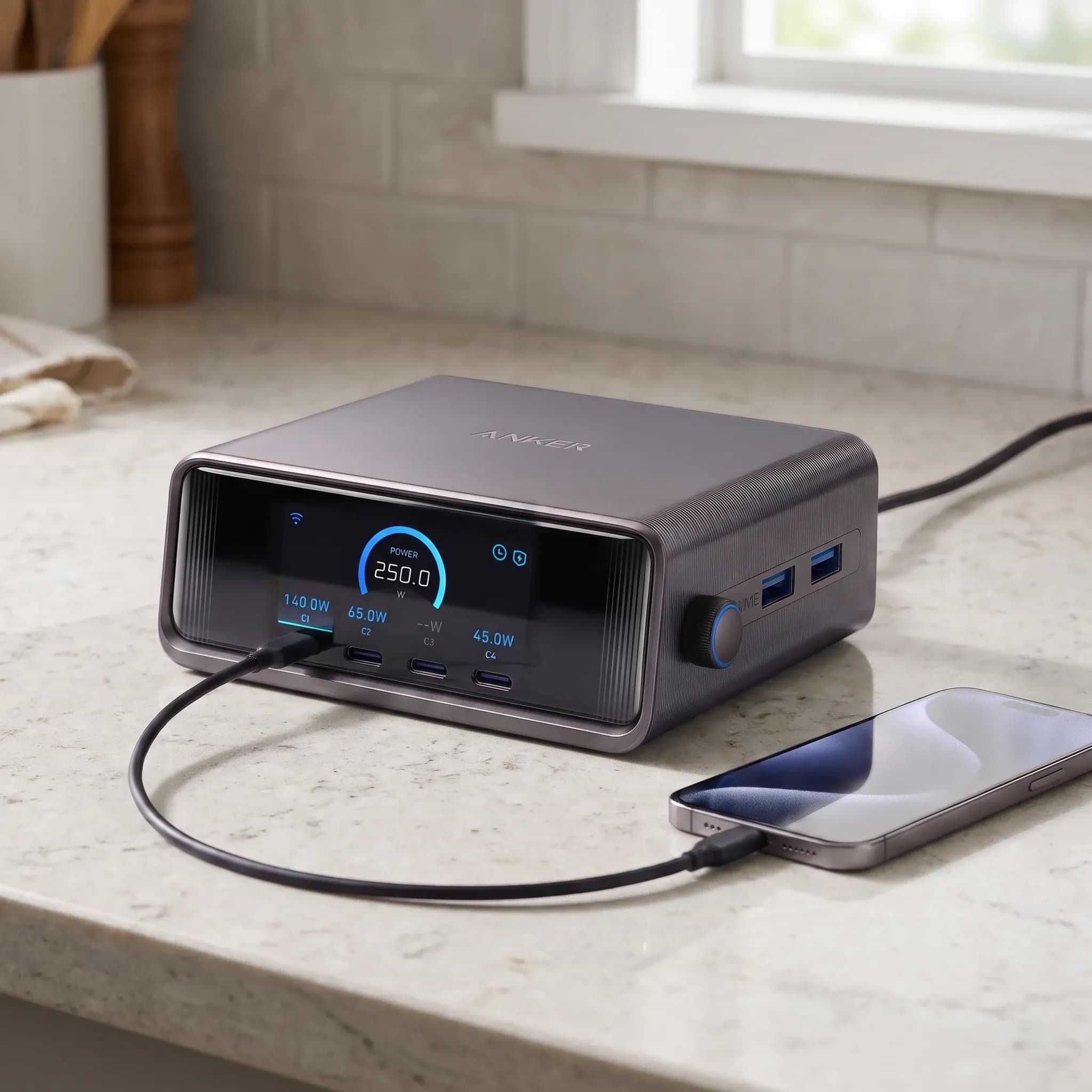 Сетевое зарядное устройство Anker Prime Charger 250W