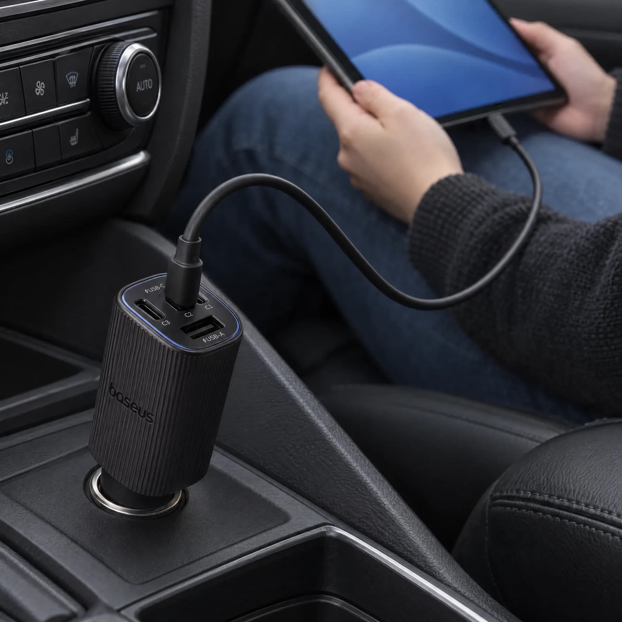 Автомобильное зарядное устройство Baseus PrimeTrip VP2, 160 Вт