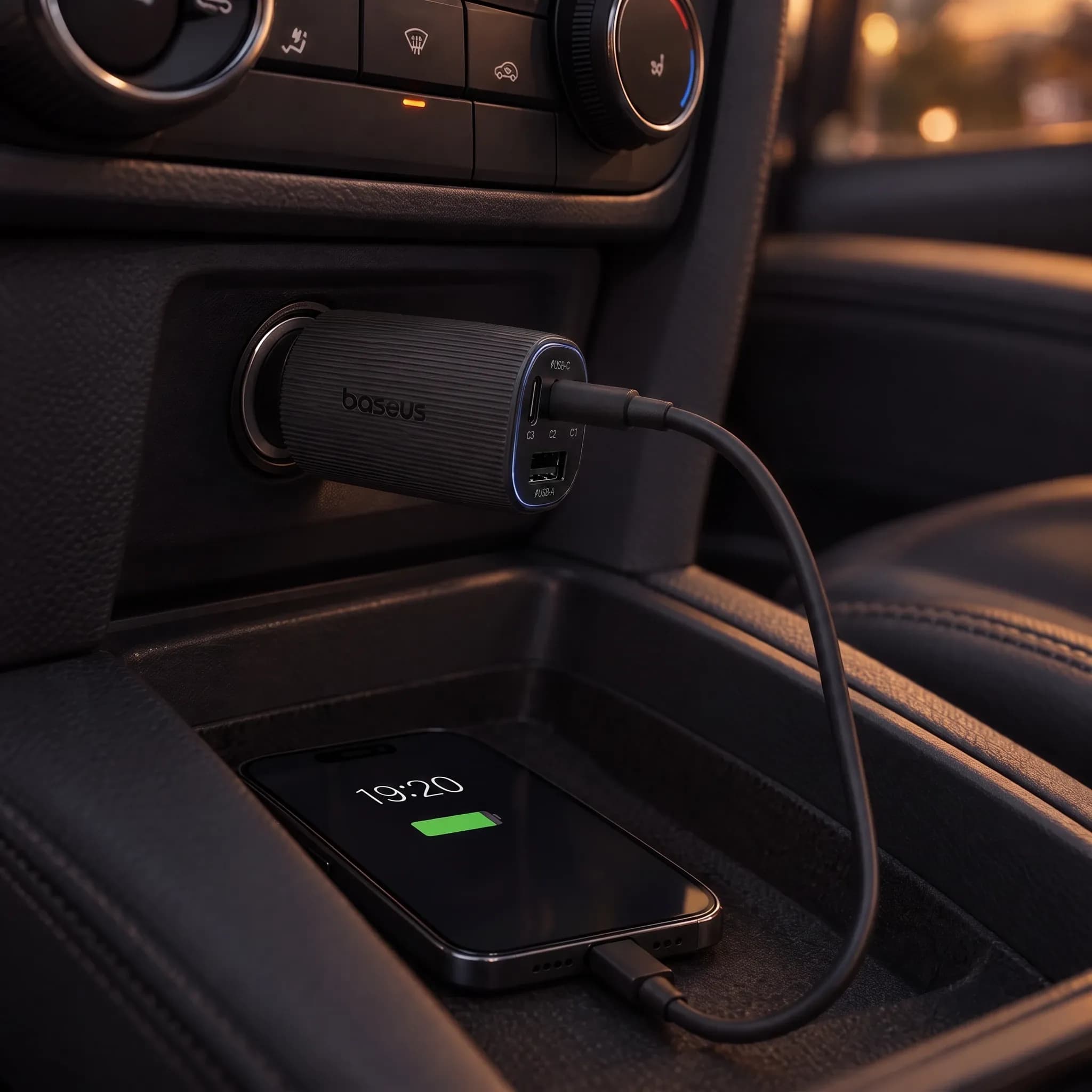 Автомобильное зарядное устройство Baseus PrimeTrip VP2, 160 Вт