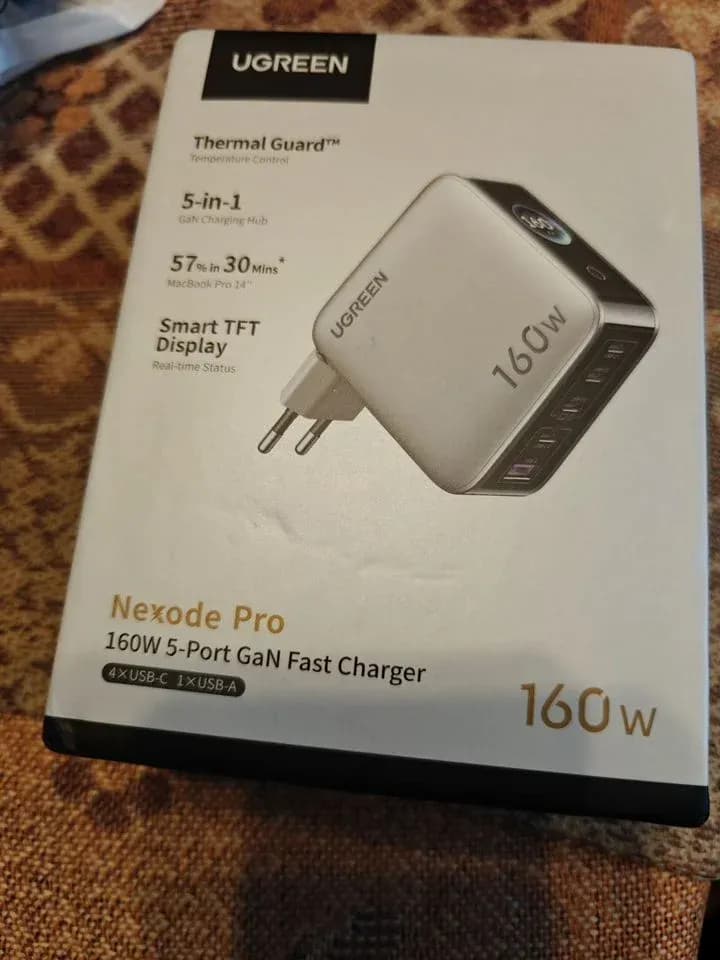 Сетевое зарядное устройство UGREEN Nexode Pro 160W